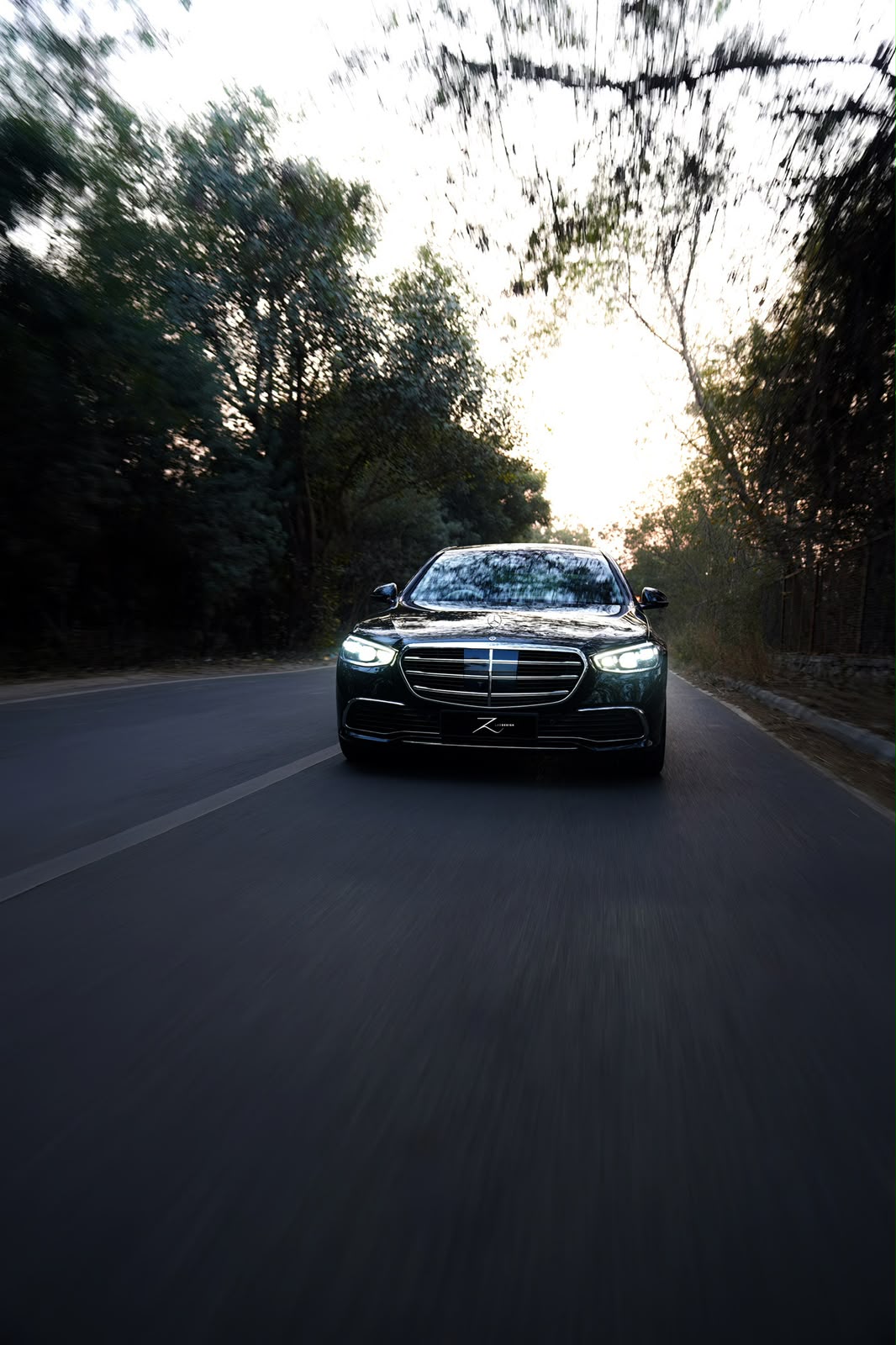 Mercedes S-Class finished in dark emerald coloured PPF