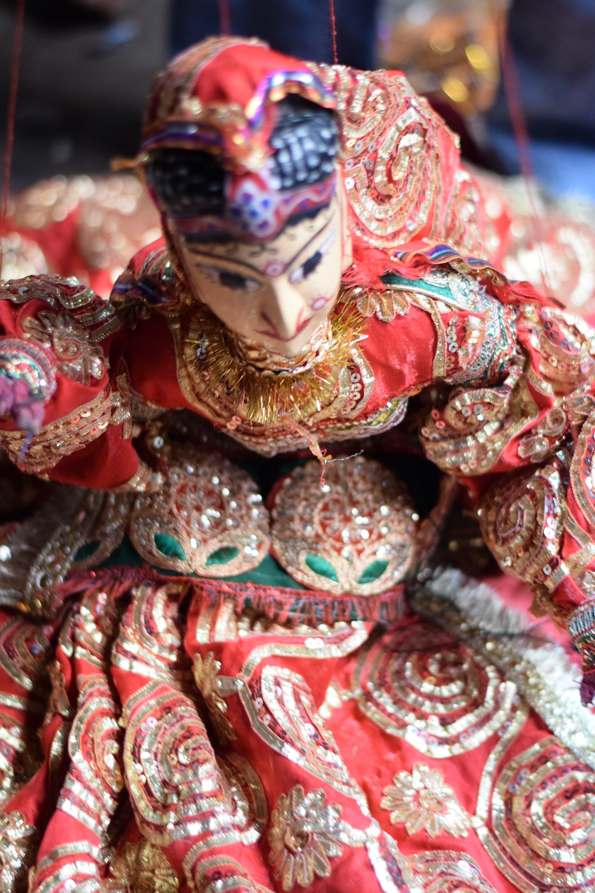 Traditional Rajasthani kathputli puppet